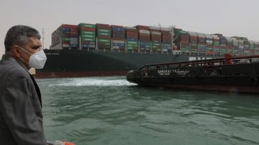 Suez-kanal Ever Given fartøj bjærgning slæbebåde refloating tankskib container
