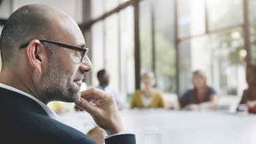 Leder Chef Business Data Eller Mavefornemmelse
