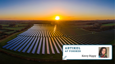 Energi vedvarende omstilling teknologier batterier solceller solcellefarm grøn omstilling el