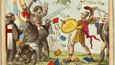 religion undertrykkelse satire tegneserie