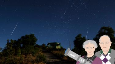 geminiderne stjerneskud astronomi stjernekiggeri observatorie kikkert teleskop meteorregn