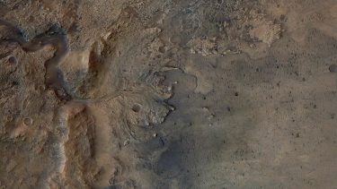 Mars Perseverance rumsonde krater floddelta indsø