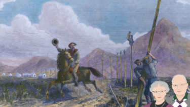 pony express telegraf USA kommunikation teknologi udvikling 1800tallet