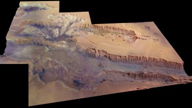 Mars vand Grand Canyon Valles Marineris
