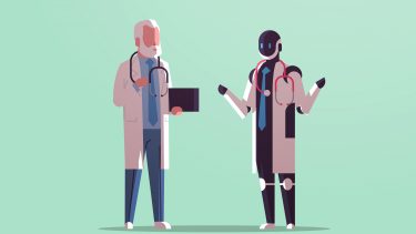 AI robot læge teknologi kunstig intelligens hospital