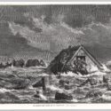 Illustration af stormfloden 13. november 1872