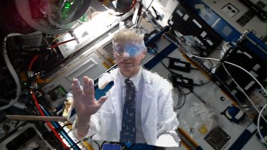 josef schmid holograph hologram holoportation nasa esa iss Thomas Pesquet