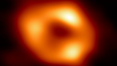 Billede af Sagittarius A* sort hul Mælkevejen