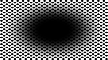 Sort hul illusion