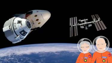 Starliner Dragon rumfart NASA ISS