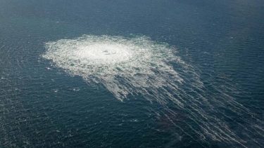 gasudslip Østersøen Bornholm Nord Stream