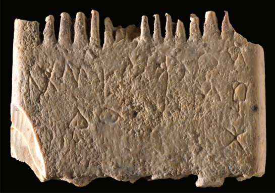 3.700 år gammel israelsk lussekam med inskription, der forbander lus