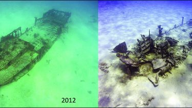 Skibsvrag fra anden verdenskrig går i forrådnelse grundet klimaforandringer