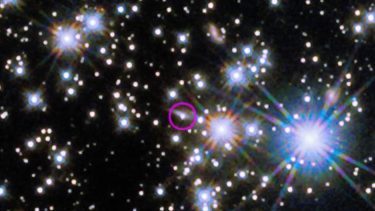 Hubble teleskopet viser gammaglimt fra kollapset stjerne