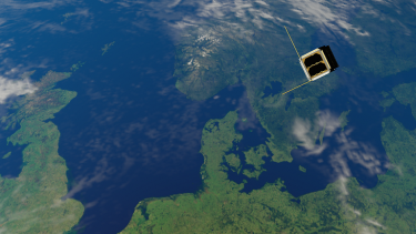Cubesat over Danmark