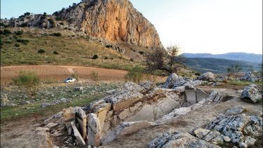 the piedras blancas megalithic grave