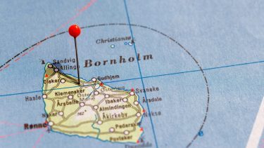Bornholm på et kort