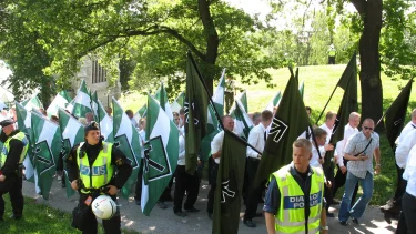 Nynazistisk bevægelse demonstrerer