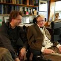 Foto af Stephen Hawking og Thomas Hertog