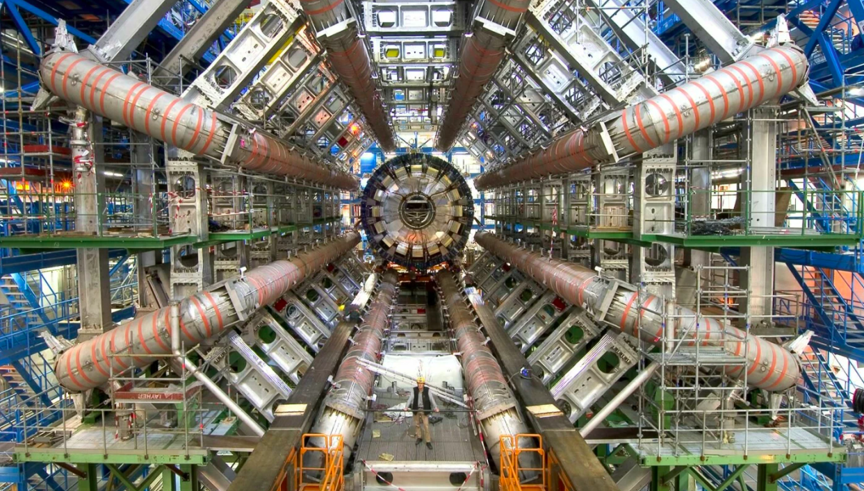 Foto af ATLAS-detektoren