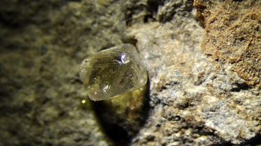 Diamant i kimberlite fra Sydafrika