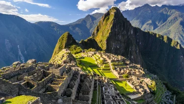 machu picchu i solopgang
