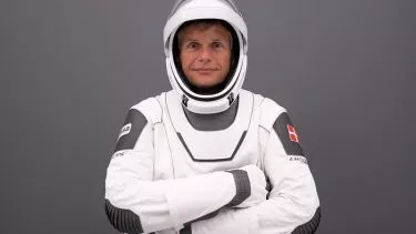 Andreas Mogensen i rumdragt