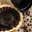 Kaffegrums i kaffefilter