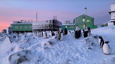 Den ukrainske forskningsstation Vernadsky i Antarktis