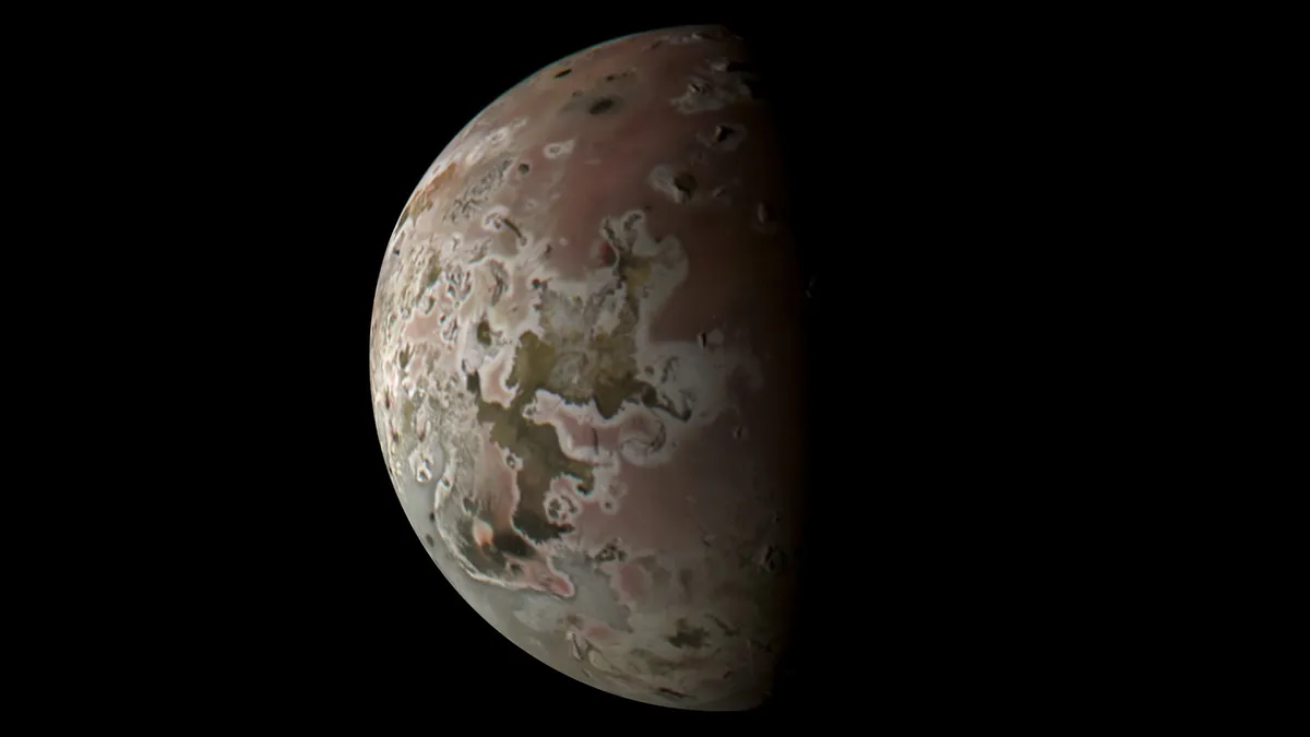 billede af jupiters måne io