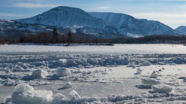 Permafrost i Sibirien