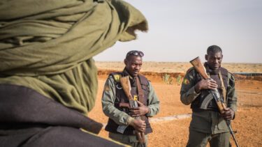 Tre soldater i Mali