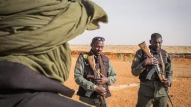 Tre soldater i Mali
