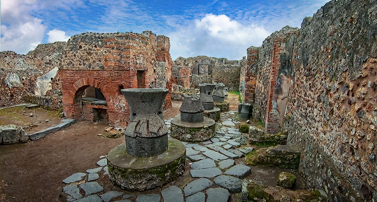 udgravning i Pompeii