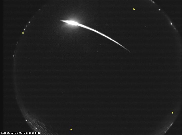 Ildkugle fra meteorsværmen