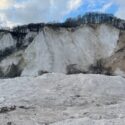 Møns Klint efter skred i januar 2024