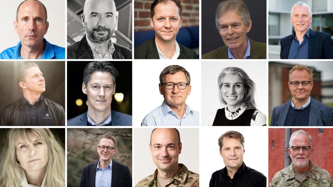Mosaik af nogle af de mest citerede eksperter i 2023.