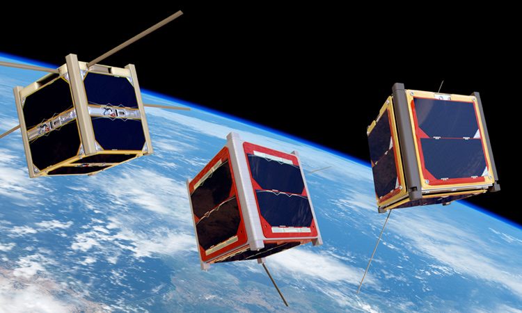 Satellitter i rummet