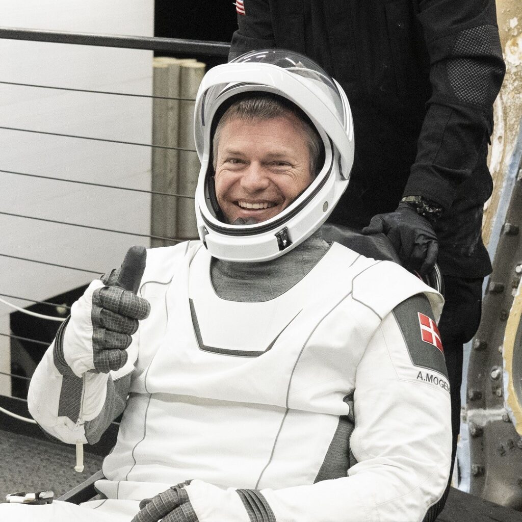 Andreas Mogensen efter landingen