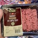 En pakke med 500 gram hakket oksekød