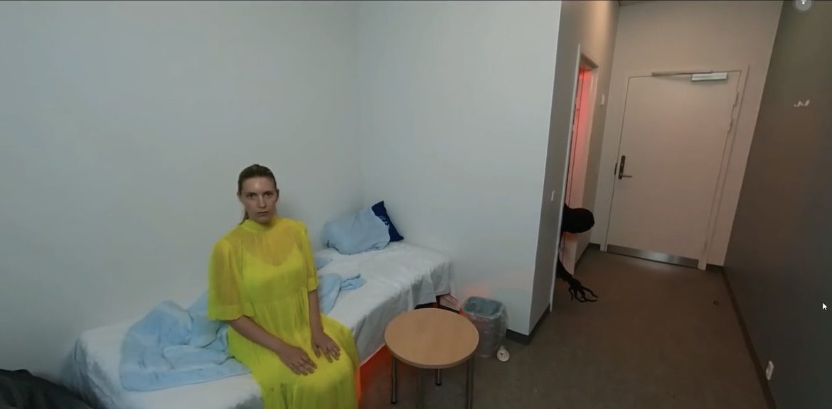 Scene fra et virtual reality-spil