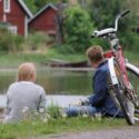 Par har picnic i Porvoo, Finland