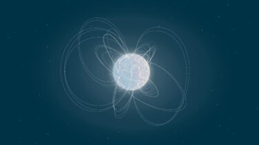 Illustration af en magnetar