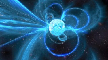 En kunstnerisk fremstilling af hvordan en magnetar kan se ud.