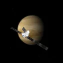 Skildring af BepiColombo-missionen nær Venus