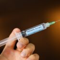 En sprøjte med fentanyl