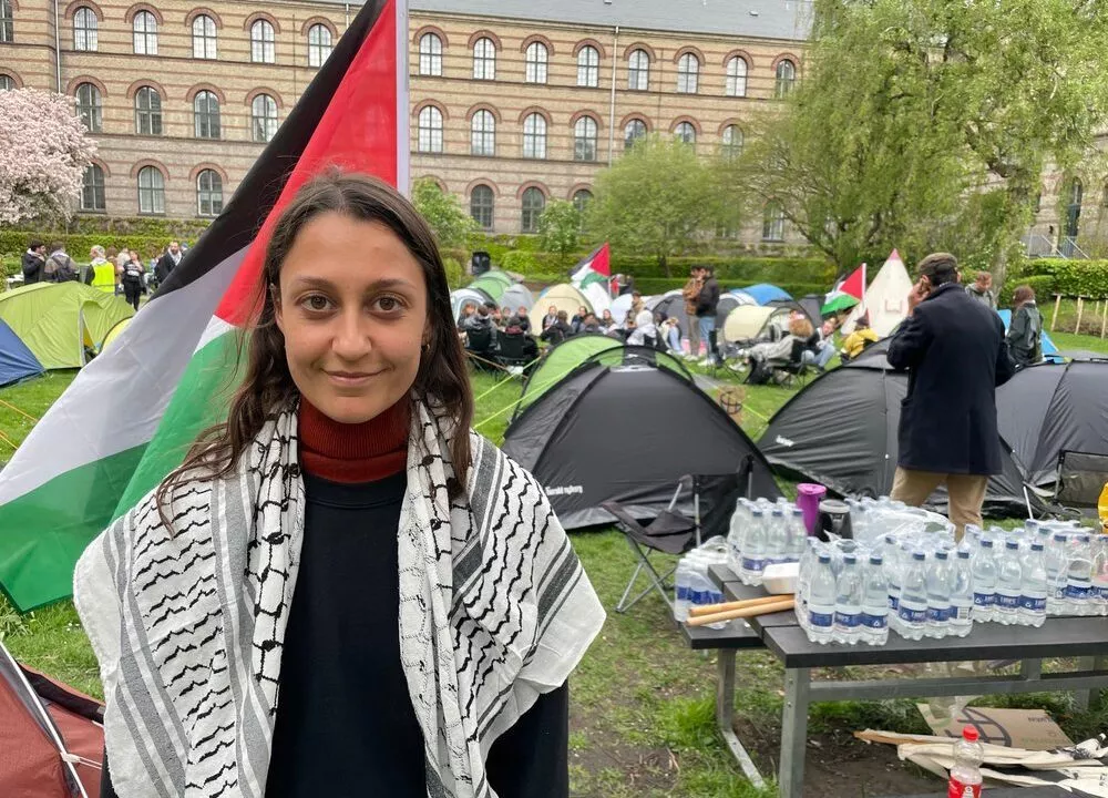 Olivia Zart udtaler sig om teltlejren