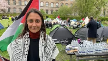 Olivia Zart udtaler sig om teltlejren