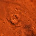 Krater på Mars' overflade