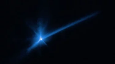 Asteroiden Dimorphos' hale